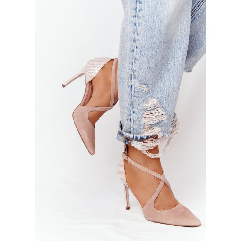 PV3 Stilettos Elegantes Ante Visconi 7400 Rosa 2