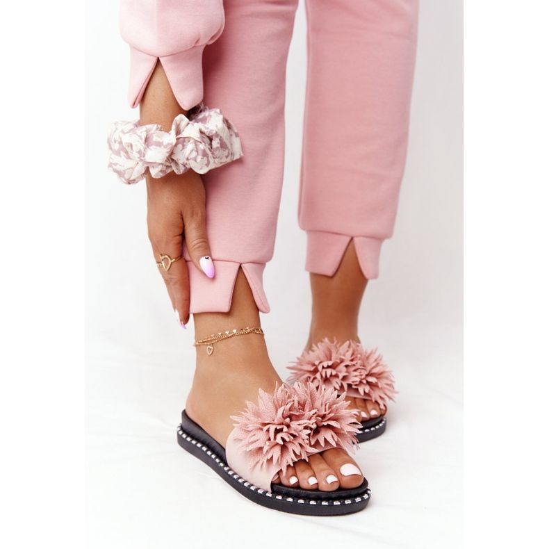 Pantuflas De Goma Con Jets Vinceza 20-30101 Rosa 2