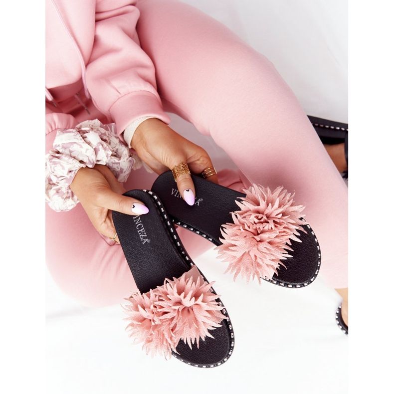 Pantuflas De Goma Con Jets Vinceza 20-30101 Rosa rosado 1