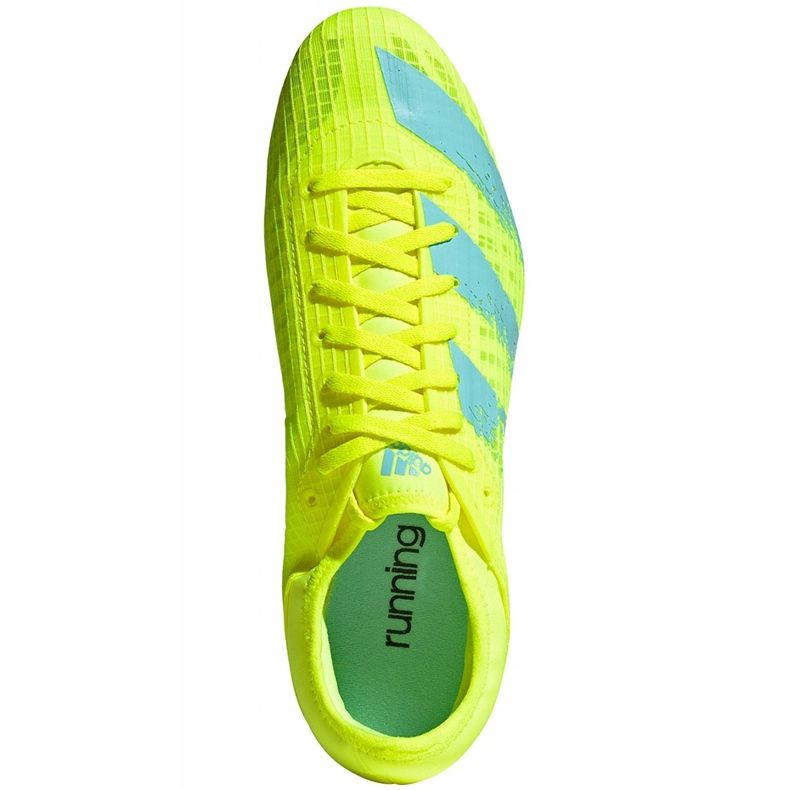 Zapatillas de hombres adidas Sprintstar spikes verdes FW2237 1