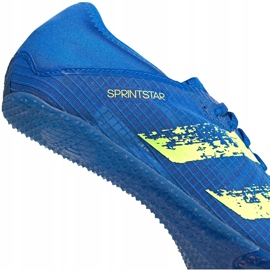 Zapatillas de hombres adidas Sprintstar spikes azul FY0325 4