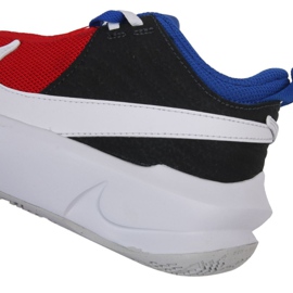 Nike Team Hustle D 10 Big Basketball Shoe Jr CW6735 005 zapatilla de baloncesto rojo, blanco, rojo, azul marino rojo 3