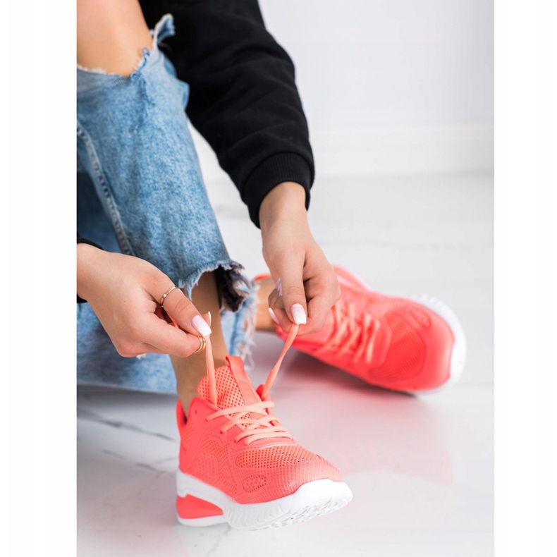 SHELOVET Calzado deportivo calado naranja 1