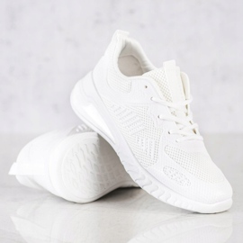 SHELOVET Calzado deportivo calado blanco 1