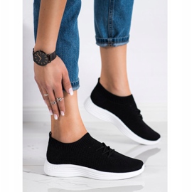 SHELOVET Calzado deportivo sin cordones negro 3
