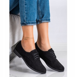 SHELOVET Zapatos clásicos con cordones negro 3