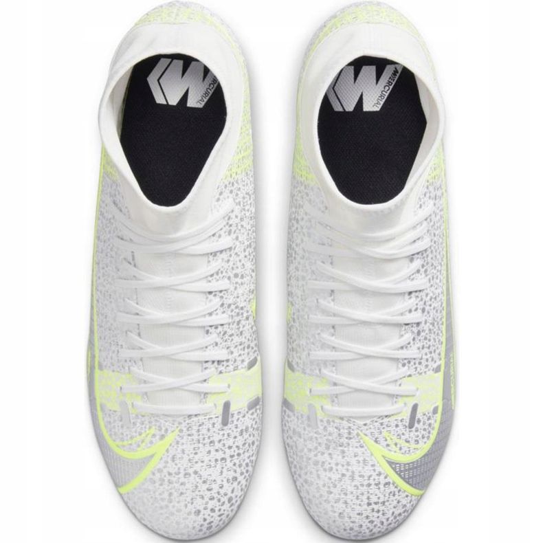 Zapatos de fútbol Nike Mercurial Superfly 8 Academy FG / MG CV0843 107 plata 1