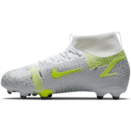 Zapatillas de fútbol Nike Mercurial Superfly 8 Academy FG / MG Junior CV1127 107 plata 2
