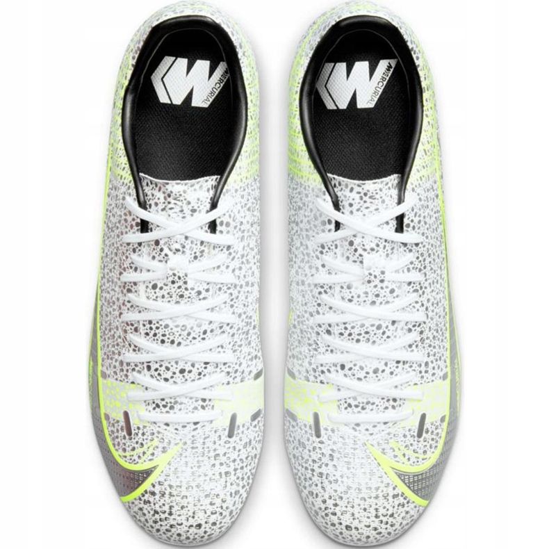 Zapatos de fútbol Nike Mercurial Vapor 14 Academy FG / MG CU5691 107 plata 1