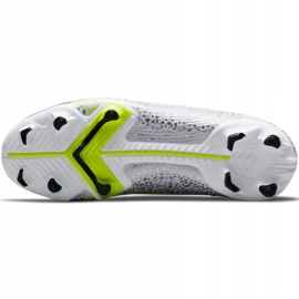 Zapatos de fútbol Nike Mercurial Vapor 14 Academy FG / MG Junior CV0811 107 plata 3
