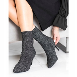 Sabatina Botas de primavera con tacón alto negro 1 Sabatina Botas de primavera con tacón alto negro 1