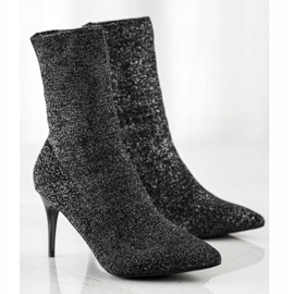 Sabatina Botas de primavera con tacón alto negro 4