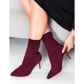 Sabatina Botas de primavera con tacón alto rojo 4