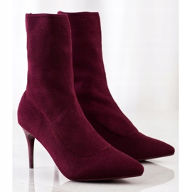 Sabatina Botas de primavera con tacón alto rojo 3