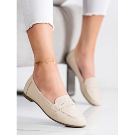 Nio Nio Mocasines beige con cuero ecológico 1