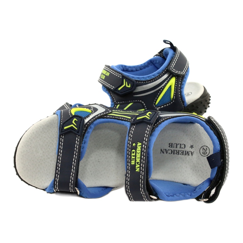 American Club Inserción de cuero American RL23 azul marino azul verde 3