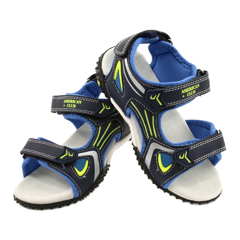 American Club Inserción de cuero American RL23 azul marino azul verde 4