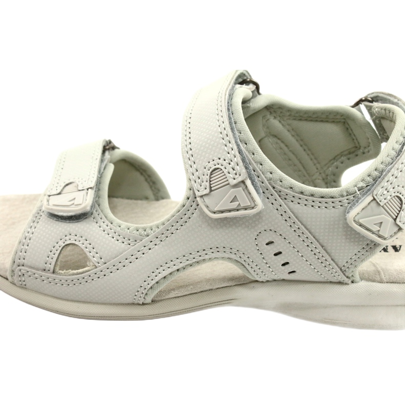 American Club Sandalias Deportivas Inserción de piel HL09 / 21 Gris claro 5