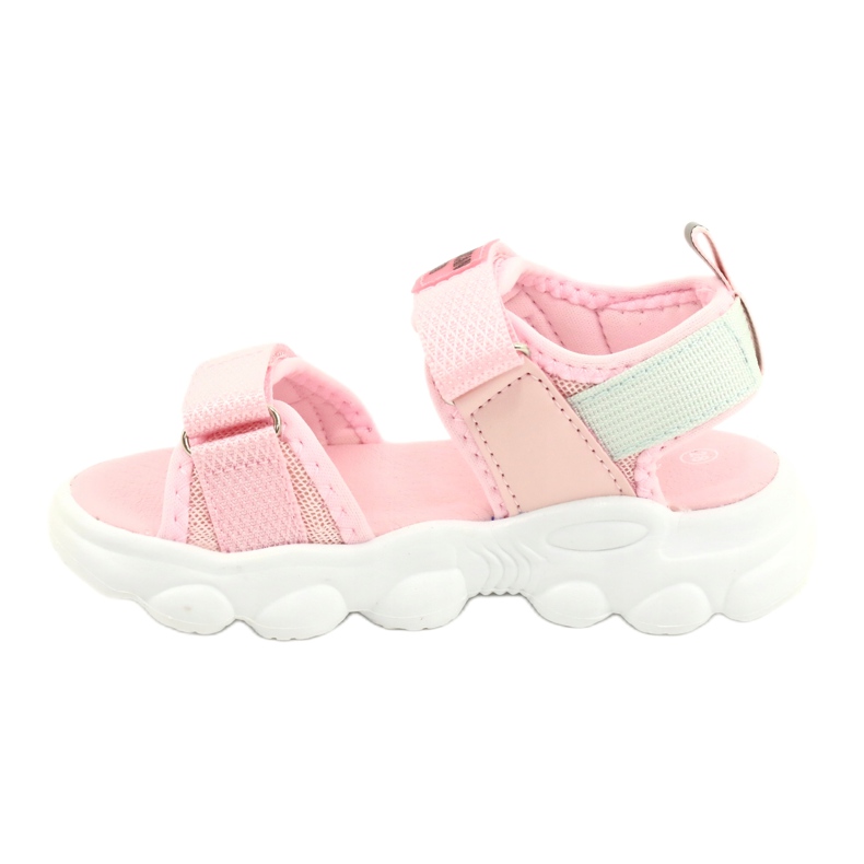 American Club Sandalias deportivas rosas de niñas RL32/21 1