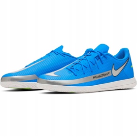 Zapatos de fútbol Nike Phantom Gt Club Ic azul CK8466 400 3