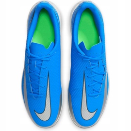 Zapatos de fútbol Nike Phantom Gt Club Ic azul CK8466 400 4