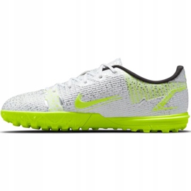 Calzado de fútbol Nike Mercurial Vapor 14 Academy Tf Junior CV0822 107 plata 2