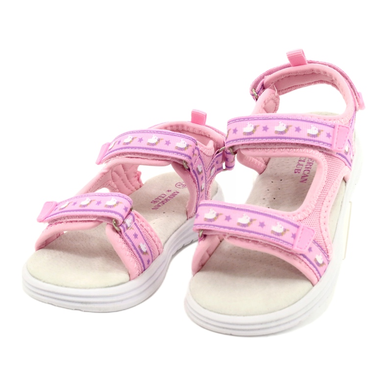Sandalias Rosa American Club RL39 Plantilla Piel rosado 2
