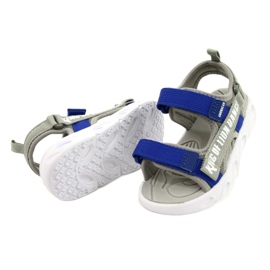 American Club Sandals Boys With Velcro Foam Insole RL27/21 Gray gris 2