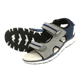 American Club Sports Sports Boys Inserto de cuero ES33/21 Gray gris 2