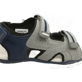 American Club Sports Sports Boys Inserto de cuero ES33/21 Gray gris 5