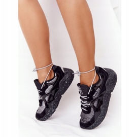 Zapatos deportivos de mujer Memory Foam Big Star HH274325 Negro 2