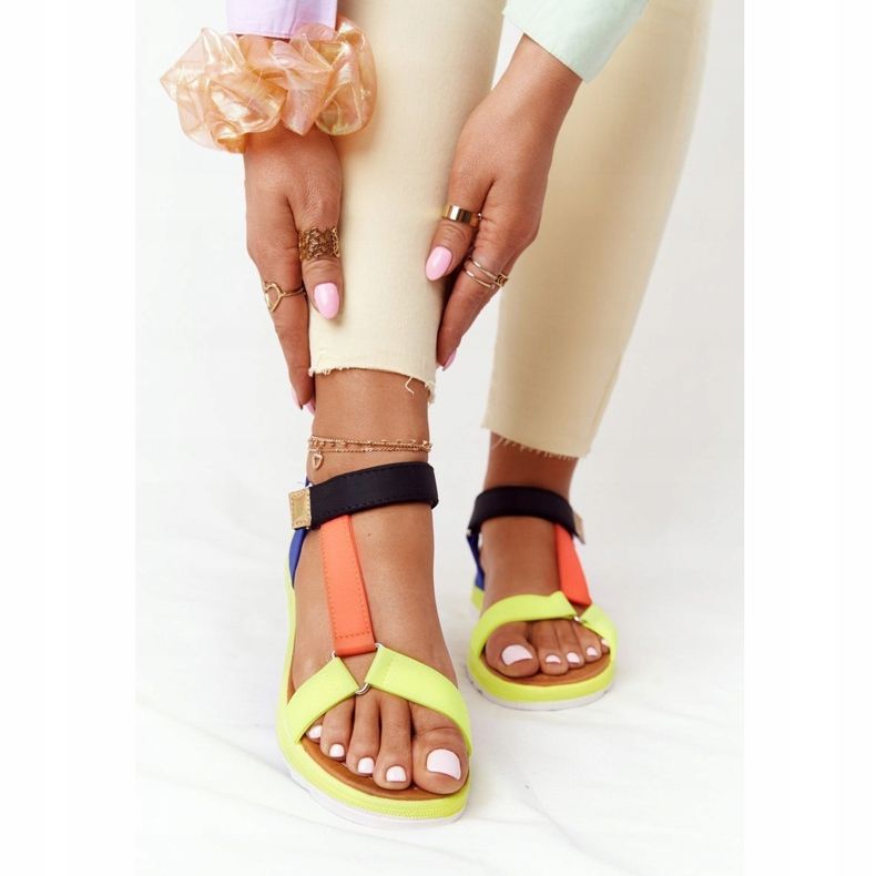 MSMG Sandalias de mujer con suela de goma Multicolor Stranger 2 MSMG Sandalias de mujer con suela de goma Multicolor Stranger 2