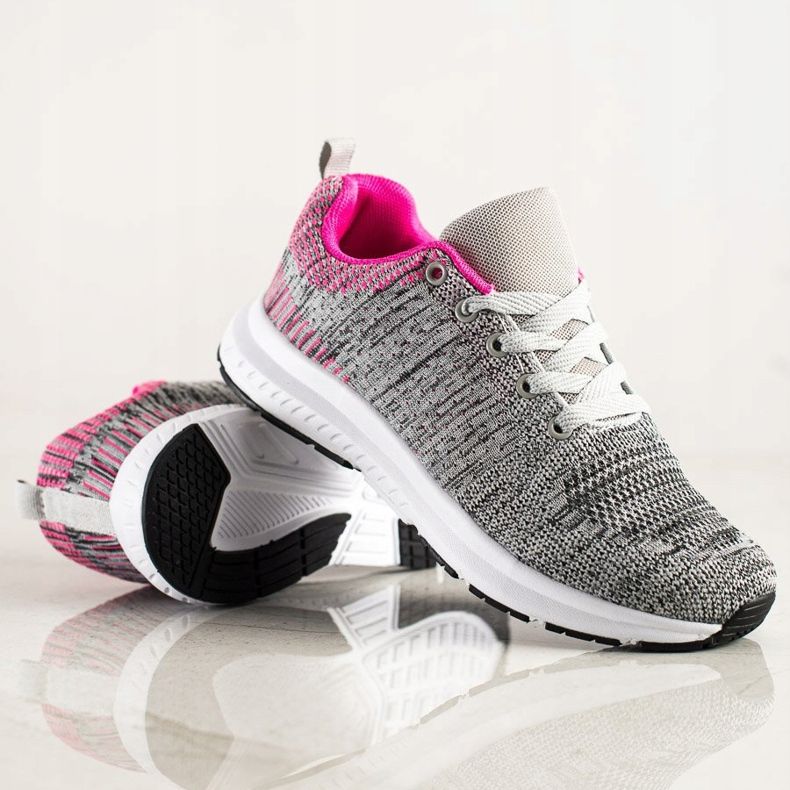 SHELOVET Zapatillas gris claro multicolor 1