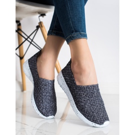 Sabatina Slipons trenzados grises 4