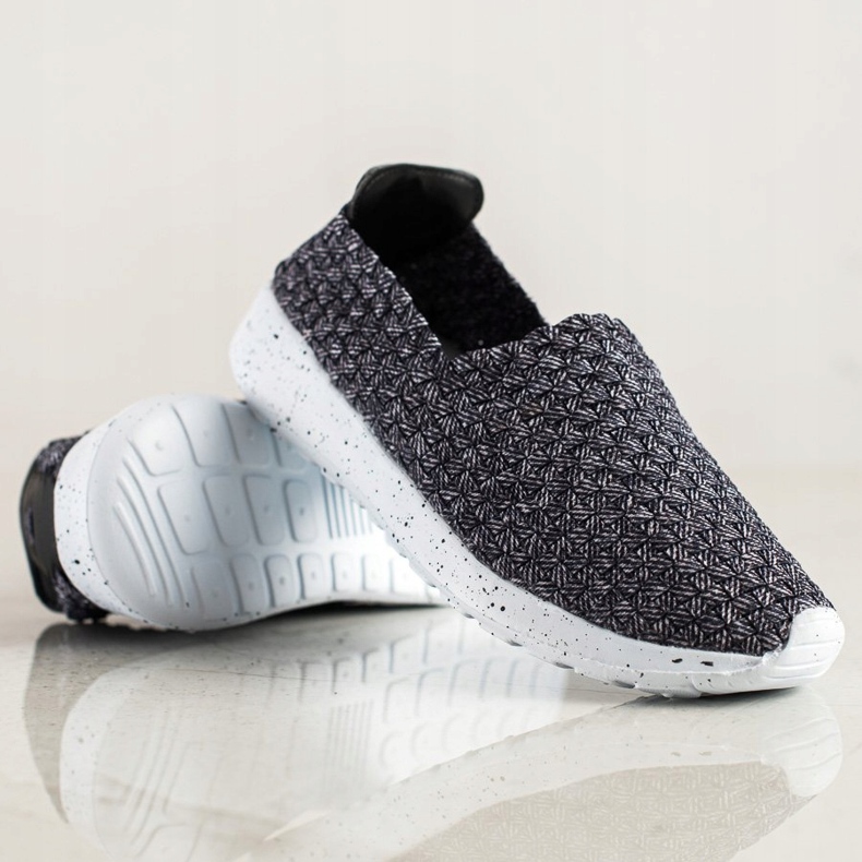 Sabatina Slipons trenzados grises 1