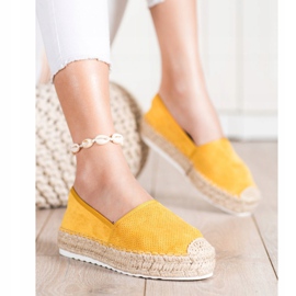 Seastar Alpargatas Caladas Con Ante amarillo 2 Seastar Alpargatas Caladas Con Ante amarillo 2