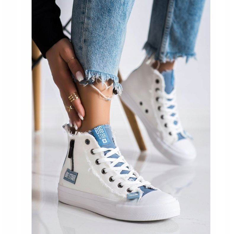 Zapatos deportivos Big Star para mujer HH274160 blanco 1