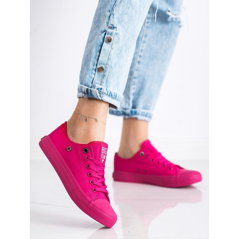 Zapatillas de mujer Big Star AA274013 rosa 1