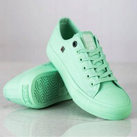 Zapatillas de mujer Big Star AA274030 verde 2