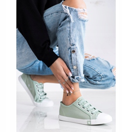 Zapatos deportivos Big Star para mujer HH274097 verde 3