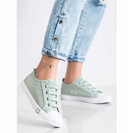 Zapatos deportivos Big Star para mujer HH274097 verde 1