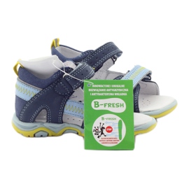 Bartek 81824 sandalias azules para niño con velcro 5