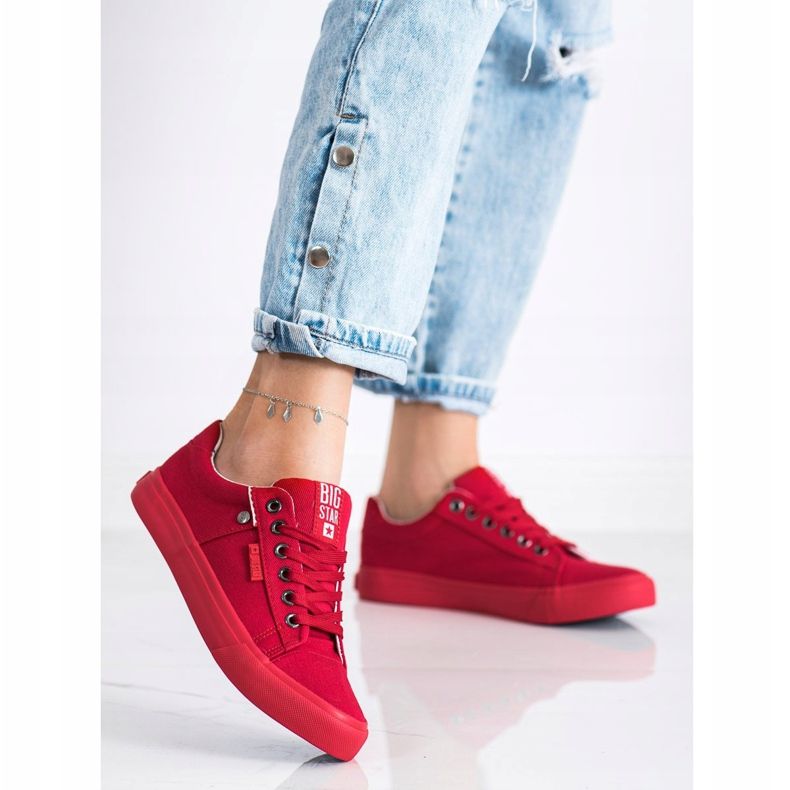 Zapatillas de mujer Big Star AA274514 rojo 1
