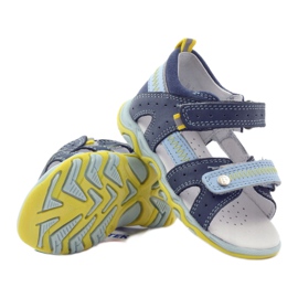 Bartek 81824 sandalias azules para niño con velcro 3
