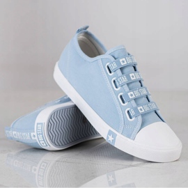 Zapatos deportivos Big Star para mujer HH274095 azul 2