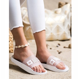 Pantuflas Big Star para mujer FF274A199 blanco 1 Pantuflas Big Star para mujer FF274A199 blanco 1