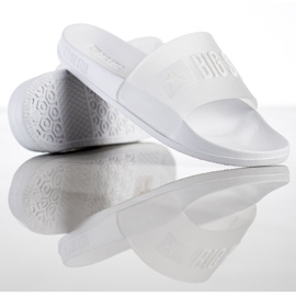 Pantuflas Big Star para mujer FF274A199 blanco 3