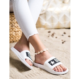 Pantuflas Mujer Big Star DD274A264 blanco 1 Pantuflas Mujer Big Star DD274A264 blanco 1