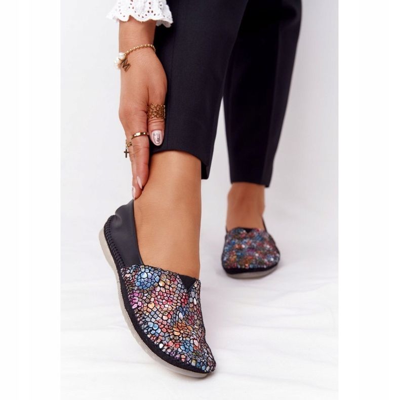 Bailarinas Mujer Piel Maciejka 01930-87 Negras negro multicolor 1