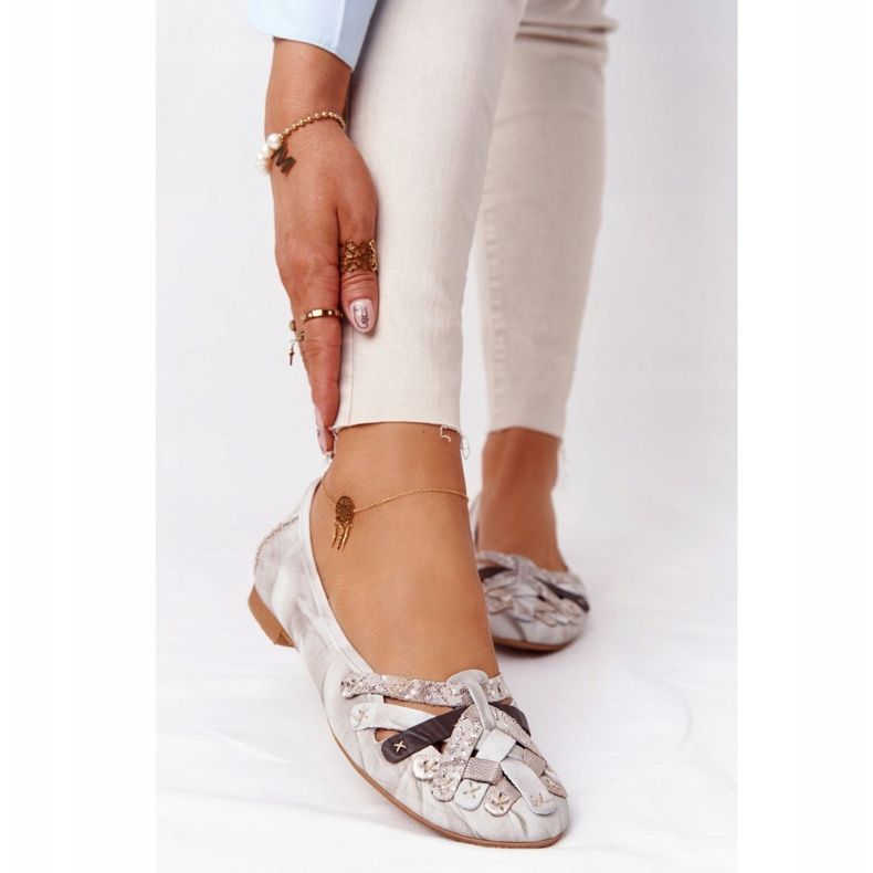 Bailarinas Mujer Piel Maciejka 01358-44 Dirty Beige 2